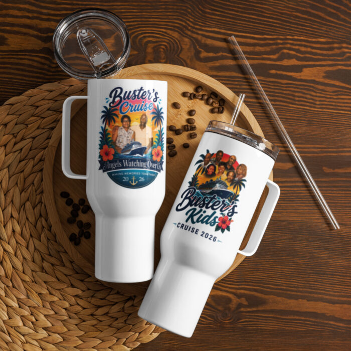 2026 Buster's Kids Cruise Travel mug with a handle